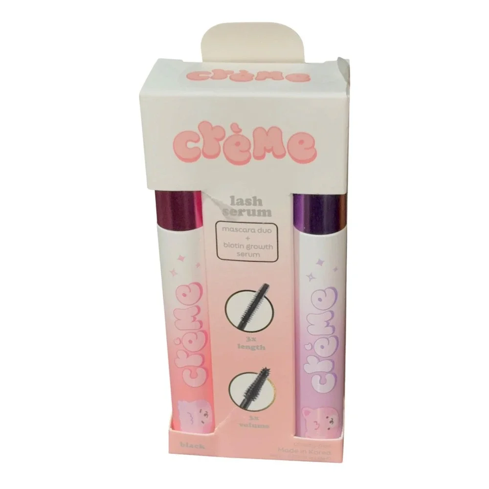 The Creme Shop x My Melody Lash Serum Mascara Duo Biotin Growth Black MPEO0449